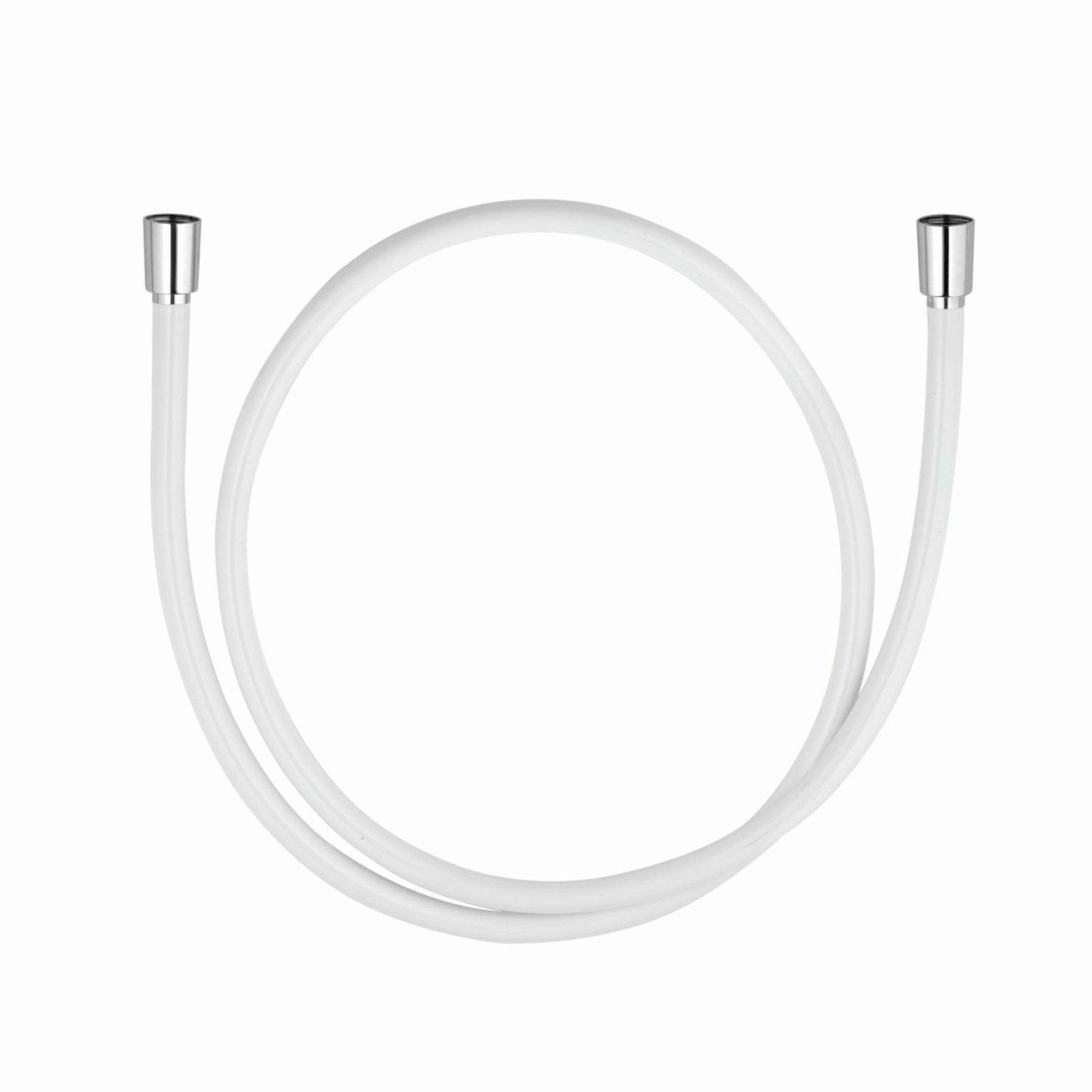 Kludi SUPARAFLEX WHITE Brauseschl. L=160 mit verchromten konischen Muttern weiß, 6107291-00 6107291-00