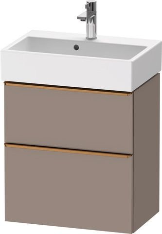 Duravit D-Neo Waschtischunterbau wandhängend Basalt Matt 584x372x625 mm - DE4329004430000