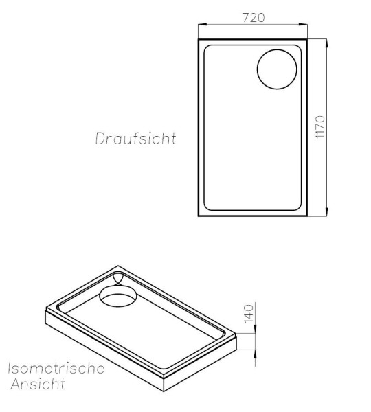 Neuesbad Wannenträger für Kaldewei Superplan NEU 75x120x2,5