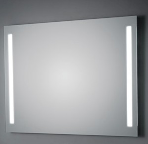 KOH-I-NOOR LED Wandspiegel mit Seitenbeleuchtung, B: 1200, H: 1000, T: 33 mm