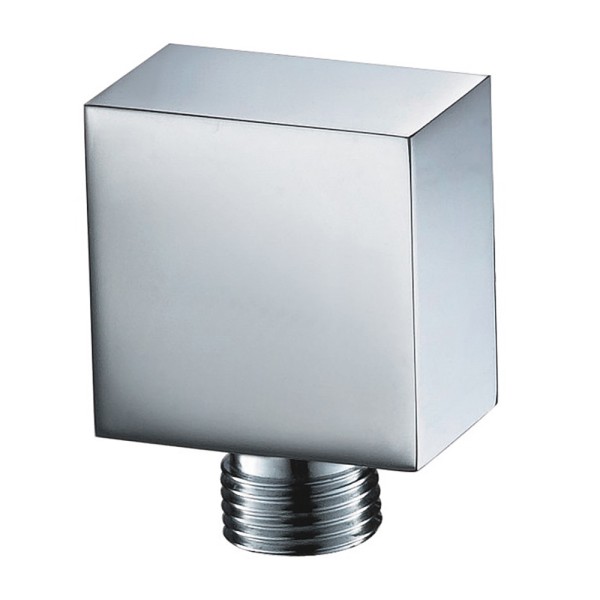 Neuesbad.de 7000 Wandanschlußbogen eckig NB25518550, Messing, verchromt