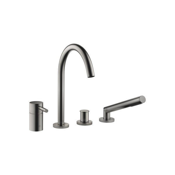 Dornbracht Wannen-4-Loch-Armatur f.Wannenrandmontage META 27632661 Dark Platinum gebürstet, 27632661