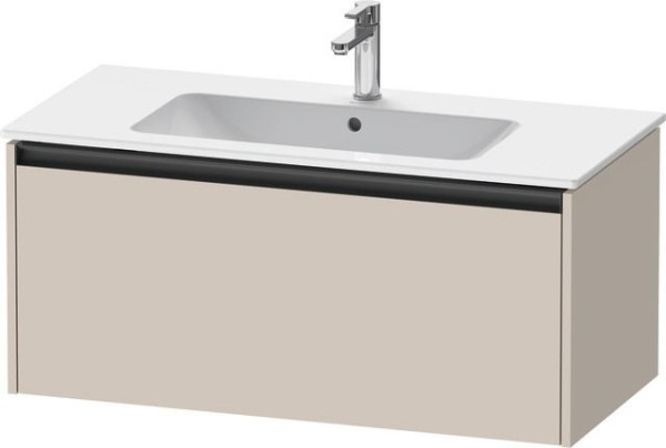 Duravit Ketho.2 Waschtischunterbau wandhängend Taupe Matt 1010x480x440 mm - K25064091910000