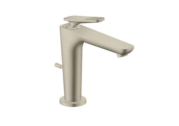 Hansgrohe Waschtischm.125 Axor Citterio C CoolStart m.Zugst.Cubic cut brushed nickel, 49031820