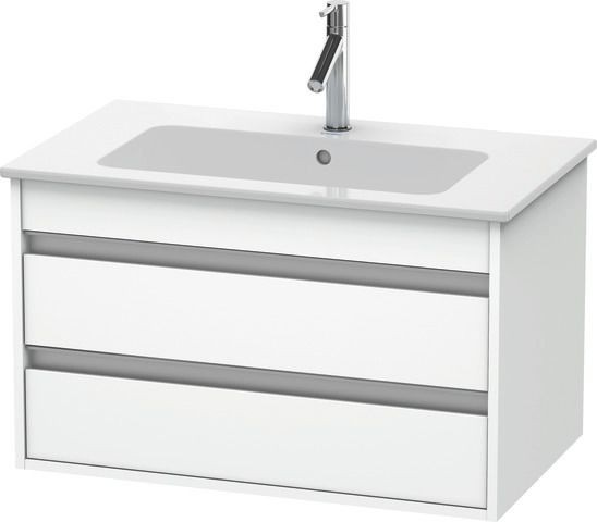 Duravit Ketho Waschtischunterbau wandhängend Weiß Matt 800x475x480 mm - KT642901818
