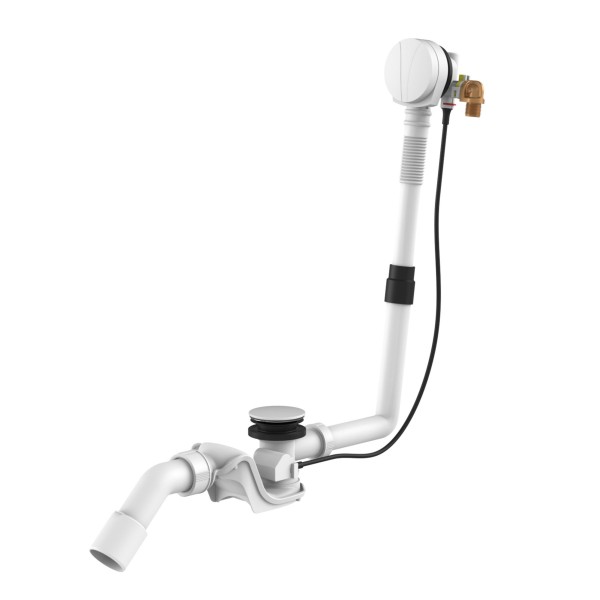 LAUFEN Ab- und Überlaufgarnitur 268 weiß matt m. Wannenzulauffunktion, H2951432680001