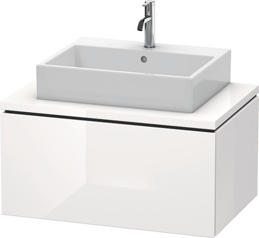 Duravit L-Cube Konsolenwaschtischunterbau wandhängend Weiß Hochglanz 820x547x400 mm - LC581202222