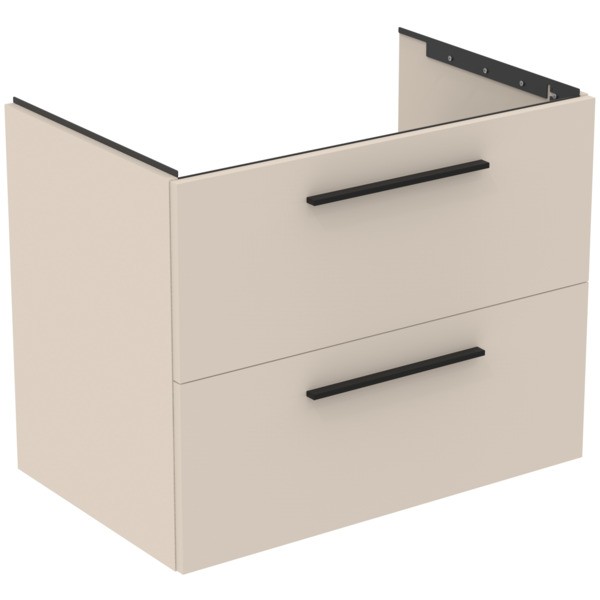 Ideal Standard Waschtischunterschrank i.life B 2 Auszüge 800x505x630mm Sandbeige matt, T5272NF