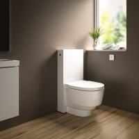 Preview: Geberit Geberit AquaClean Preview: Geberit Geberit AquaClean Mera Classic WC-Komplettanlage AP Stand-WC weiß-alpin, 146240111