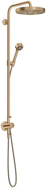 Hansgrohe Showerpipe Unterputz AXOR One mit Thermostat, Kopfbrause 280 1jet brushed bronze , 48796