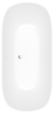 Villeroy & Boch Badewanne Antheus 1750x800x632mm Duo Freistehend ColourOnDemand Stone White Q175ANH7F4BCVRW