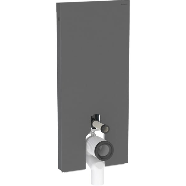 Geberit Monolith Sanitärmodul für Stand-WC, 114 cm, Frontverkleidung aus Glas: Front:, 131033CD5