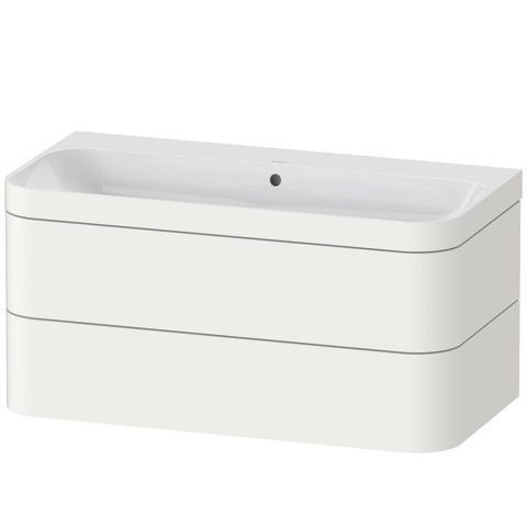 Duravit Happy D.2 Plus c-bonded Set wandhängend Weiß 975x490x480 mm - HP4638N8484