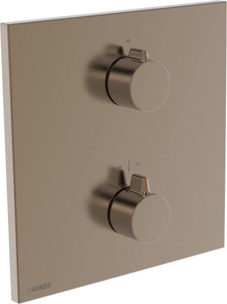 Hansa Sichtteil f. einen Abgang, HANSAEASYMIX 8871 Rosette eckig Bronze, 8871906281