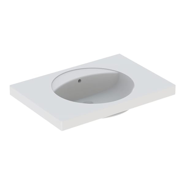 Geberit Preciosa Waschtisch, B: 800, T: 550 mm, 124282000, weiss
