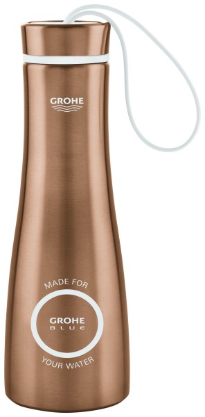 GROHE Trinkflasche GROHE Blue 40848 Edelstahl 450 ml warm sunset gebürstet, 40848DL0