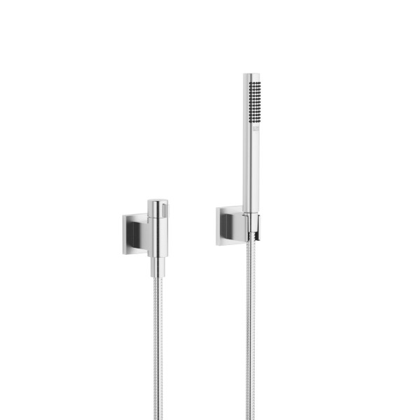 Dornbracht Schlauchbrausegarnitur mit Einzelrosetten SERIENSPEZIFISCH 27809985 Chrom gebürstet(DF re