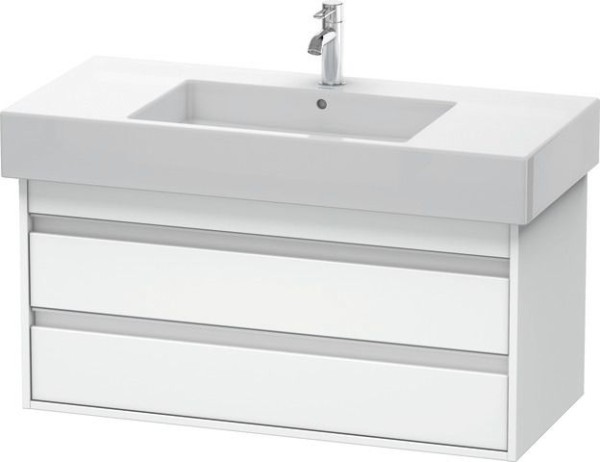 Duravit Ketho Waschtischunterbau wandhängend Weiß Matt 1000x455x480 mm - KT664101818