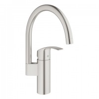GROHE GROHE Einhebel-Spültischbatterie Eurosmart, 33202 hoher Auslauf supersteel, 33202DC2