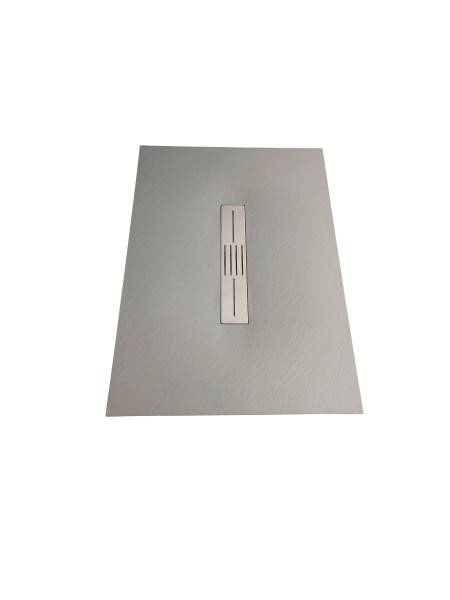 Neuesbad schneidbare SMC Duschwanne 170x80x2,6cm, grau
