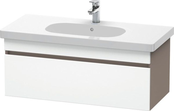 Duravit DuraStyle Waschtischunterbau wandhängend Weiß & Basalt Matt 1000x453x398 mm - DS638501843