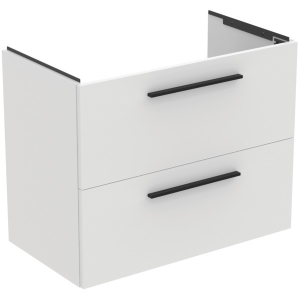 Ideal Standard Waschtischunterschrank i.life A 2 Auszüge 800x440x630mm Weiss matt, T5256DU