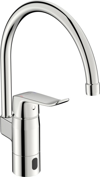 Hansa Einhandmischer Küchenarmatur HANSACARE 4614 3 V,, Ausladung 178 mm verchromt, 46142209