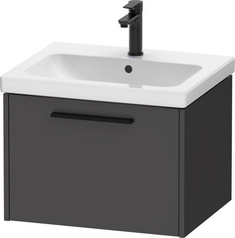 Duravit D-Code Waschtischunterschrank wandhängend Auszug 1,