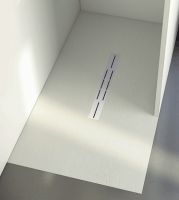 Fiora Silex Privilege Fiora Silex Privilege Duschwanne, Breite 110 cm, Länge 160 cm, Farbe: weissgrau