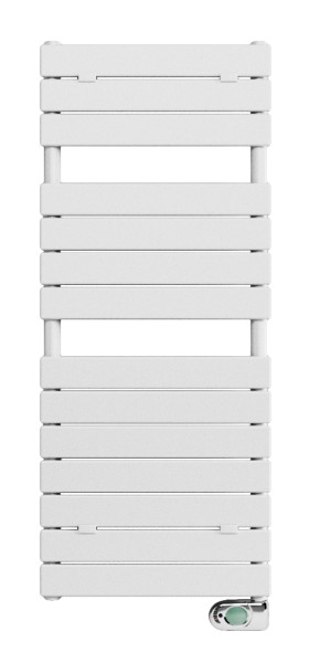 Neuesbad Badheizkörper Stripe B:500, H:1213mm, weiss, elektrisch, Thermostat chrom