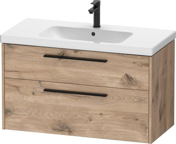 Duravit D-Code Waschtischunterschrank wandhängend Schubk. 2,