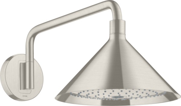 Hansgrohe Kopfbrause Axor Front m.Brausearm Edelstahl Optic