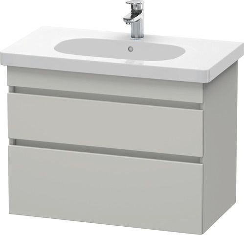 Duravit DuraStyle Waschtischunterbau wandhängend Betongrau Matt 800x453x610 mm - DS648400707