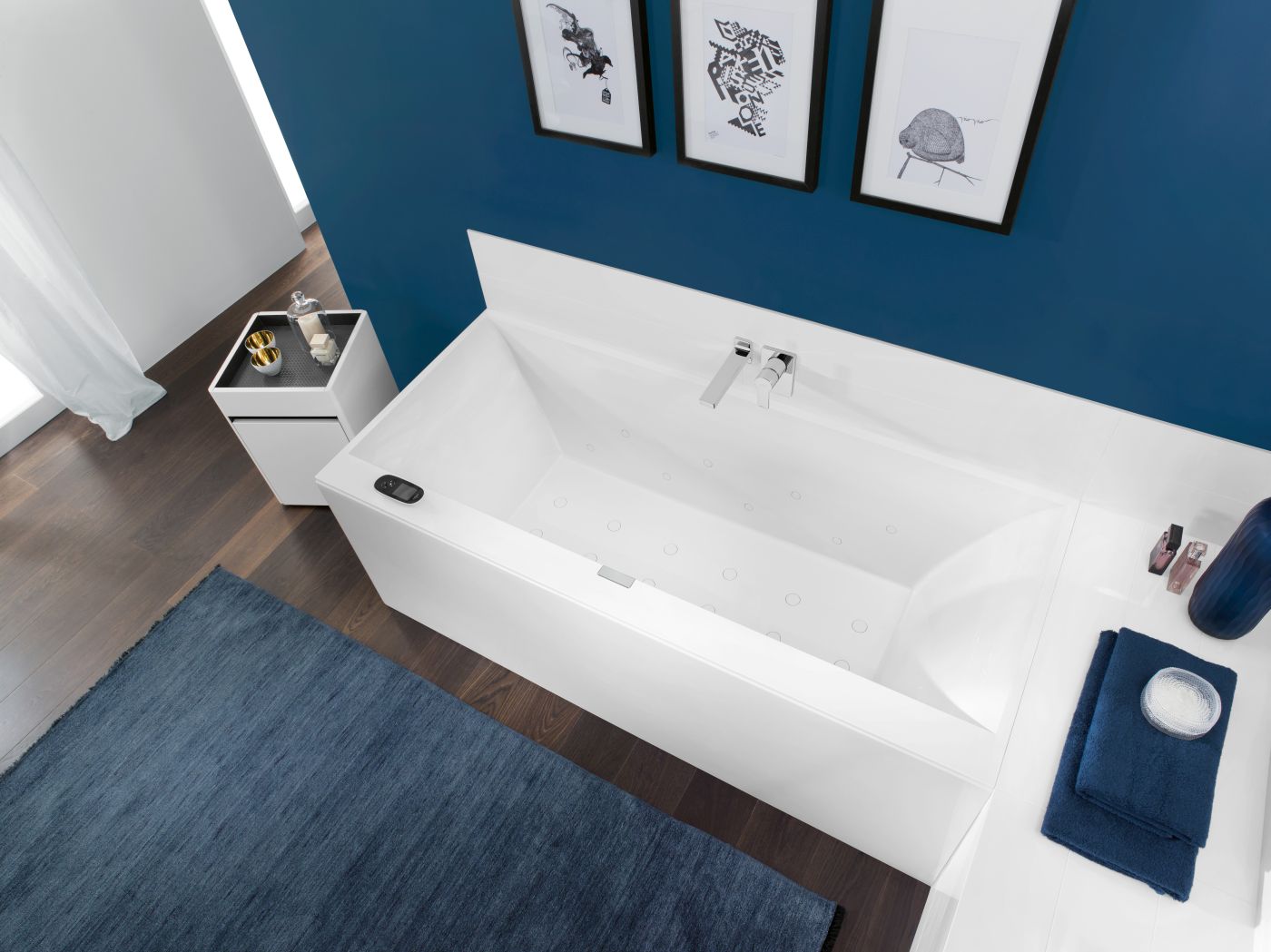 Villeroy & Boch Badewanne Rechteck Squaro Edge 12 1700 x 750, weiss