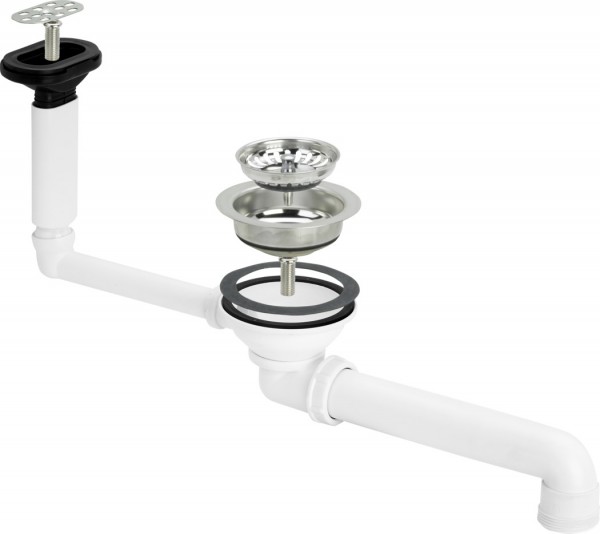 Viega Ablaufventilset 7139.153, in Kunststoff weiss