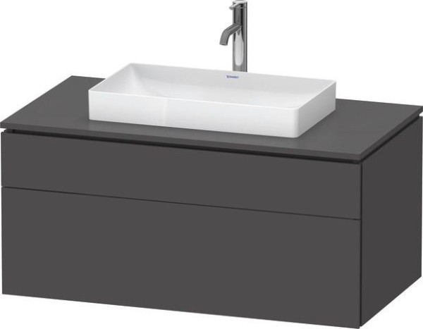 Duravit L-Cube Konsolenwaschtischunterbau wandhängend Graphit Matt 1020x550x482 mm - LC4881049490000