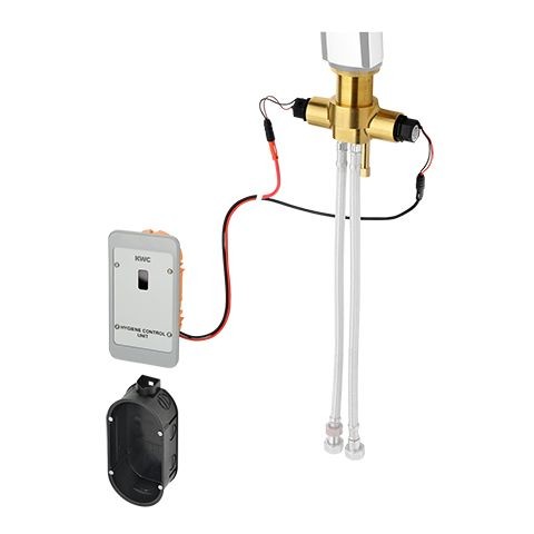 KWC Aquarotter Hygieneeinheit, F5, Unterputzmontage, f. EHM F5 100 mm, f. Batt. oder Netzteil, 20300 2030068987