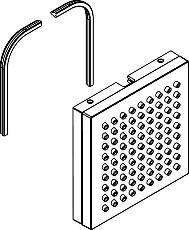 Hansgrohe Axor Paneel ShowerComposition Seitenbrause Chrom, 87137000 87137000