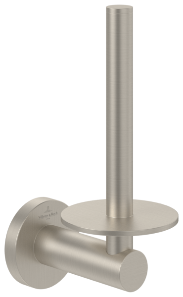 Villeroy & Boch T-Papierhalter Elements - Tender 54x85x154mm Brushed Nickel Matt
