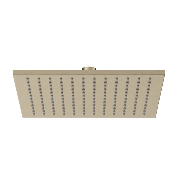 Herzbach LIVING SPA Slim-Regenbrause 250x250mm Brass Steel, 11.600250.2.41