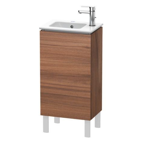 Duravit L-Cube Waschtischunterbau bodenstehend Nussbaum Matt 420x294x704 mm - LC6273R7979