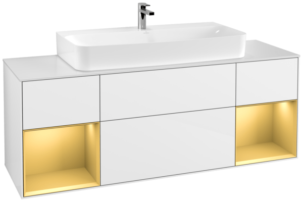 Villeroy & Boch Waschtischunterschrank Finion G21 1600x603x501mm Wandbel WT mit., G211HFGF