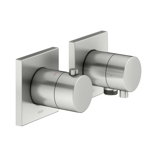 Keuco Thermostat Unterputz E11 51153, 2-W m.Schlauchan. Edel.-fin., 51153061122