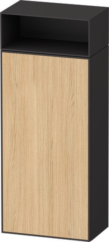 Duravit Zencha Halbhochschrank Natur Eiche & Graphit Matt & Supermatt 400x240x961 mm - ZE1351R308000