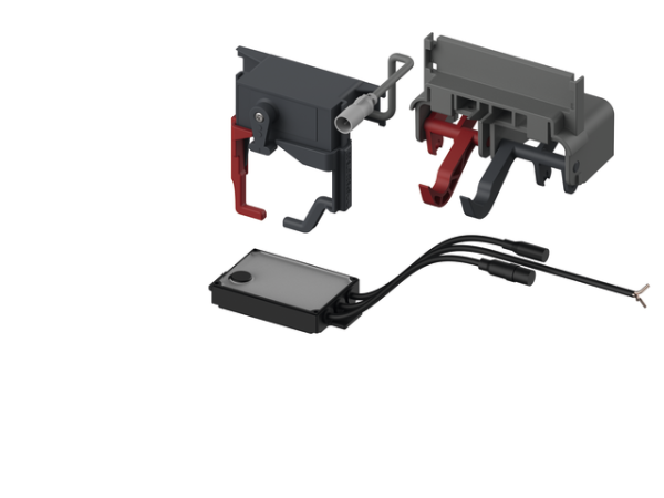Tece planus WC-Fernauslösung kabelgebund. Elektrotaster 230/12 V-Netz, 9240357