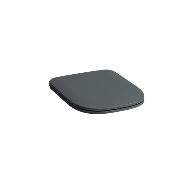LAUFEN WC-Sitz+Deckel MEDA SLIM m. Absenkautom. abnehmbar graphit matt, H8911157580001