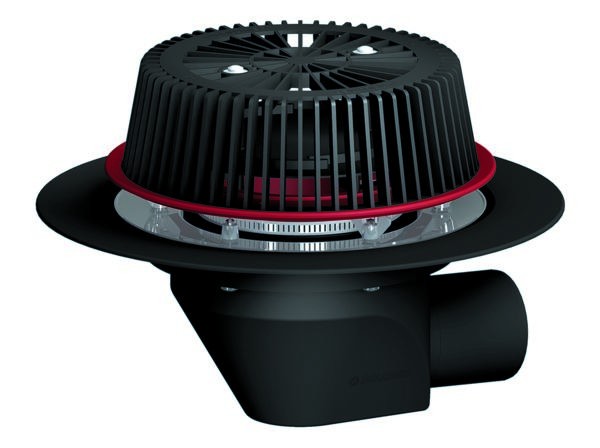 DALLMER Notablauf SuperDrain 64, mit Schraubflansch, DN 70, 671684