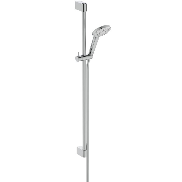 Ideal Standard Brausekombination Idealrain 944mm, 3-fach-Handbrause d:100mm 8l, Chrom, BE420AA