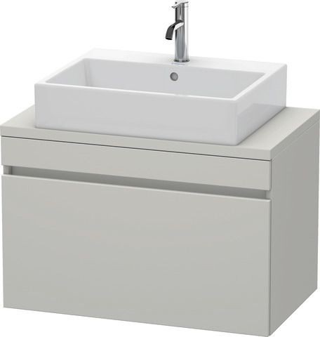Duravit DuraStyle Konsolenwaschtischunterbau wandhängend Betongrau Matt 800x478x512 mm - DS530200707