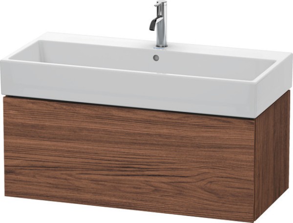 Duravit L-Cube Waschtischunterbau wandhängend Nussbaum dunkel Matt 984x459x394 mm - LC617802121